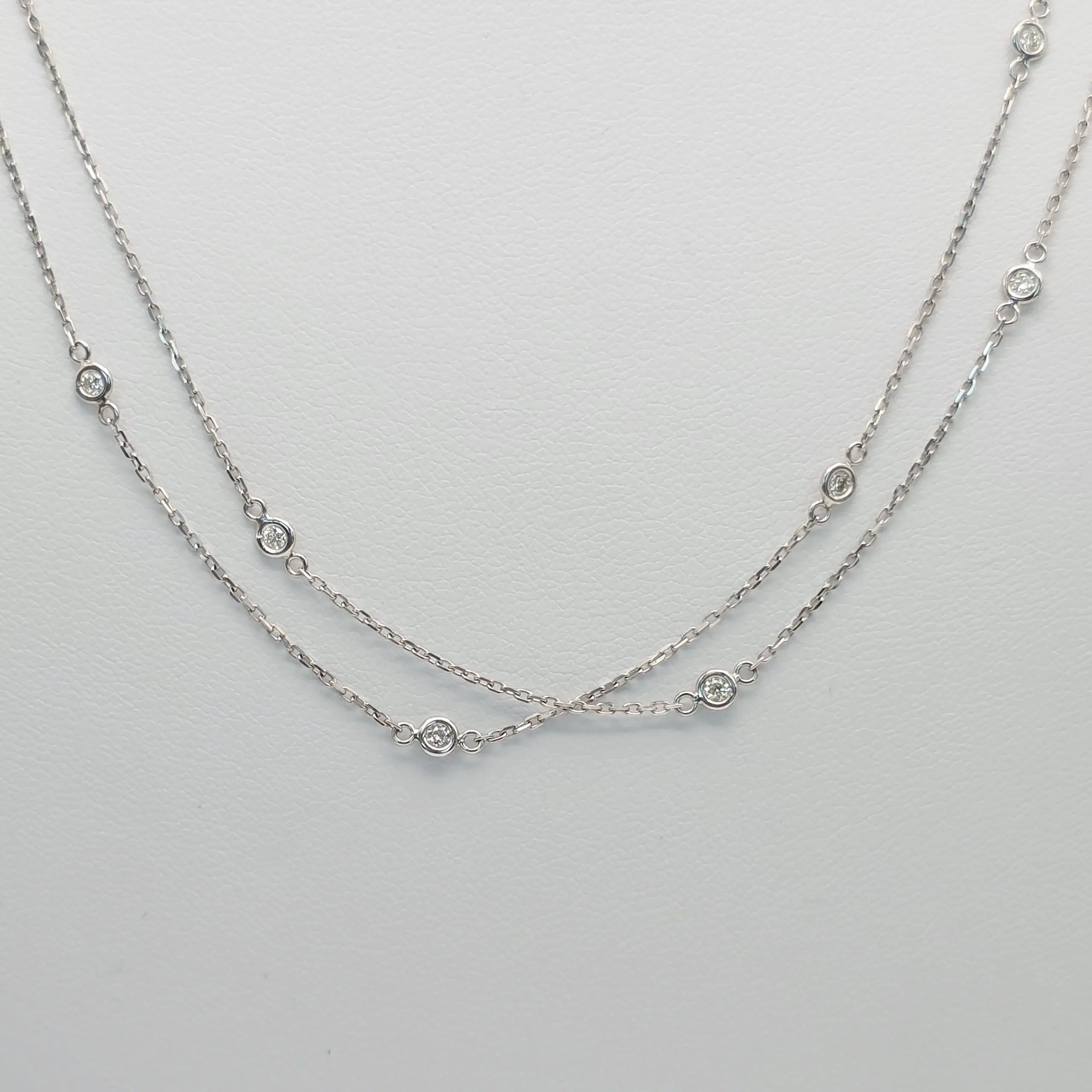 Diamond Station Necklace