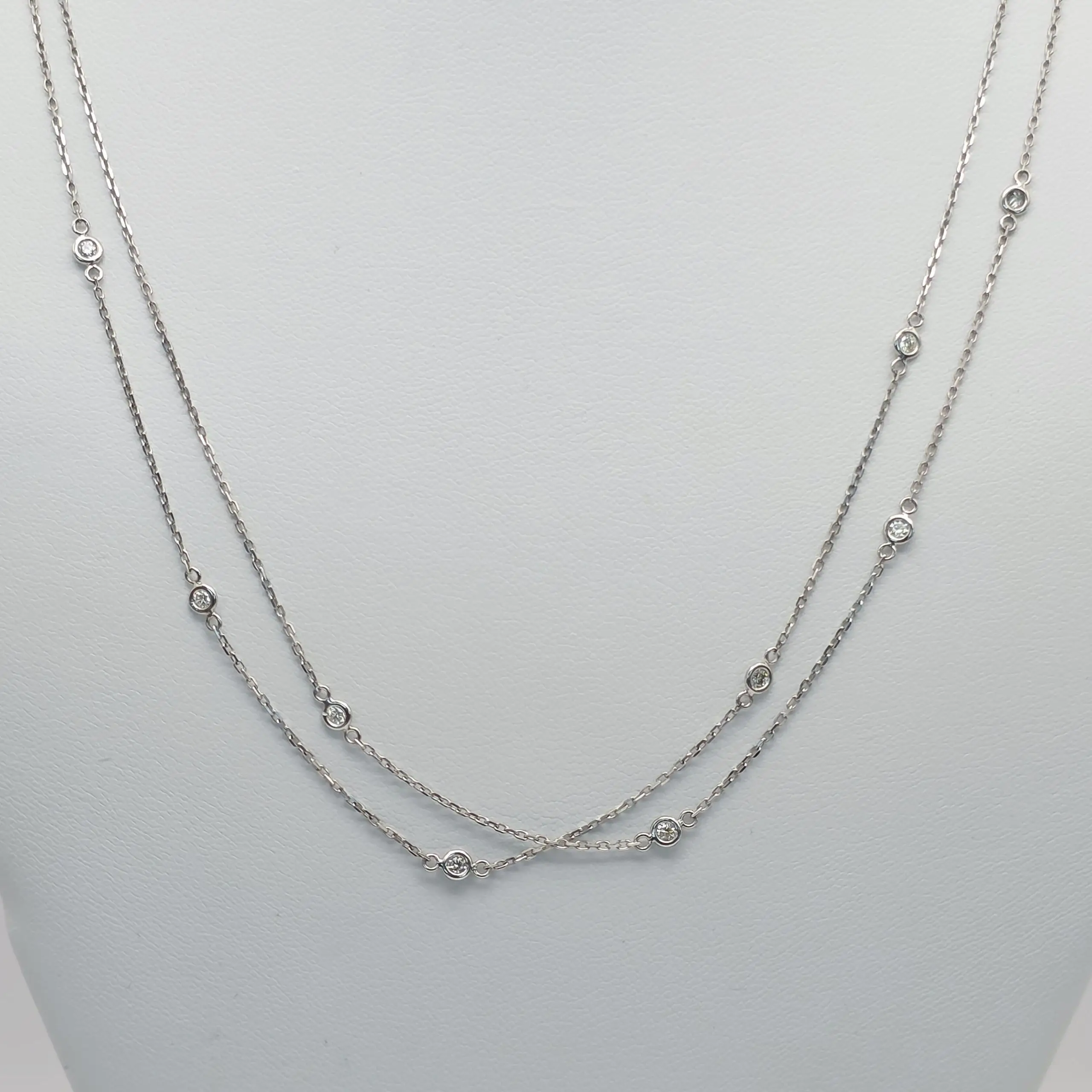 Diamond Station Necklace