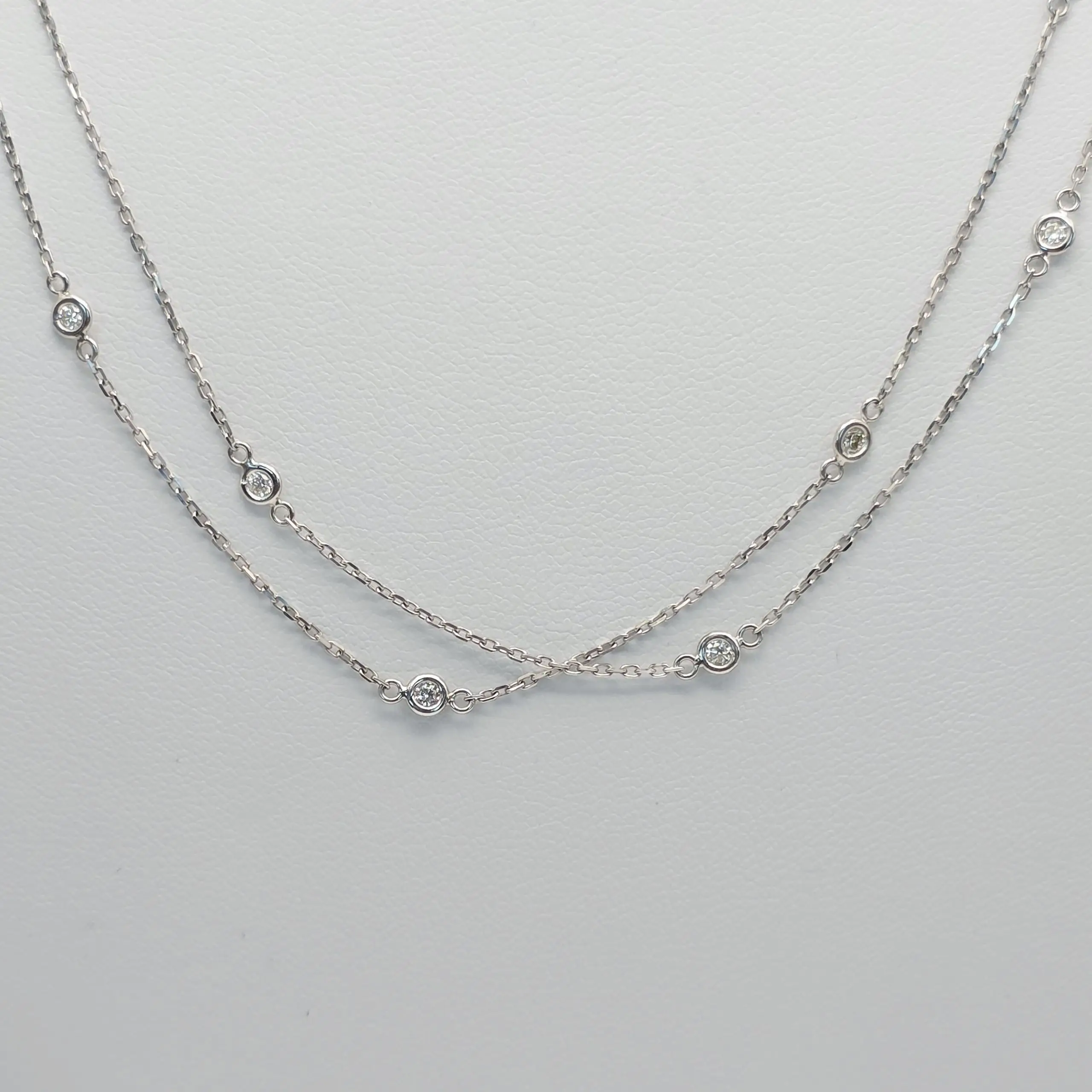 Diamond Station Necklace