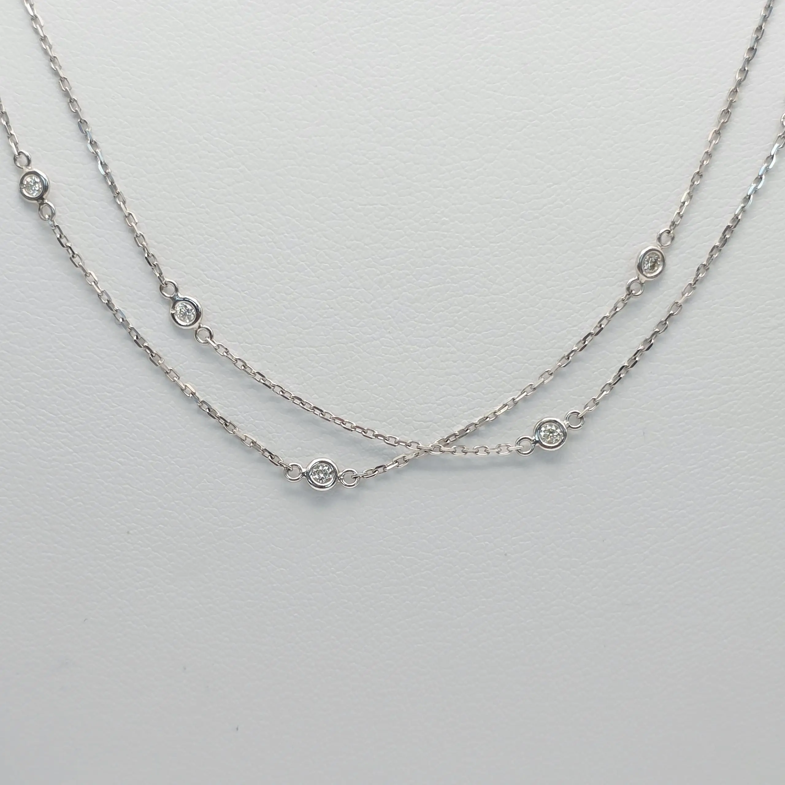 Diamond Station Necklace