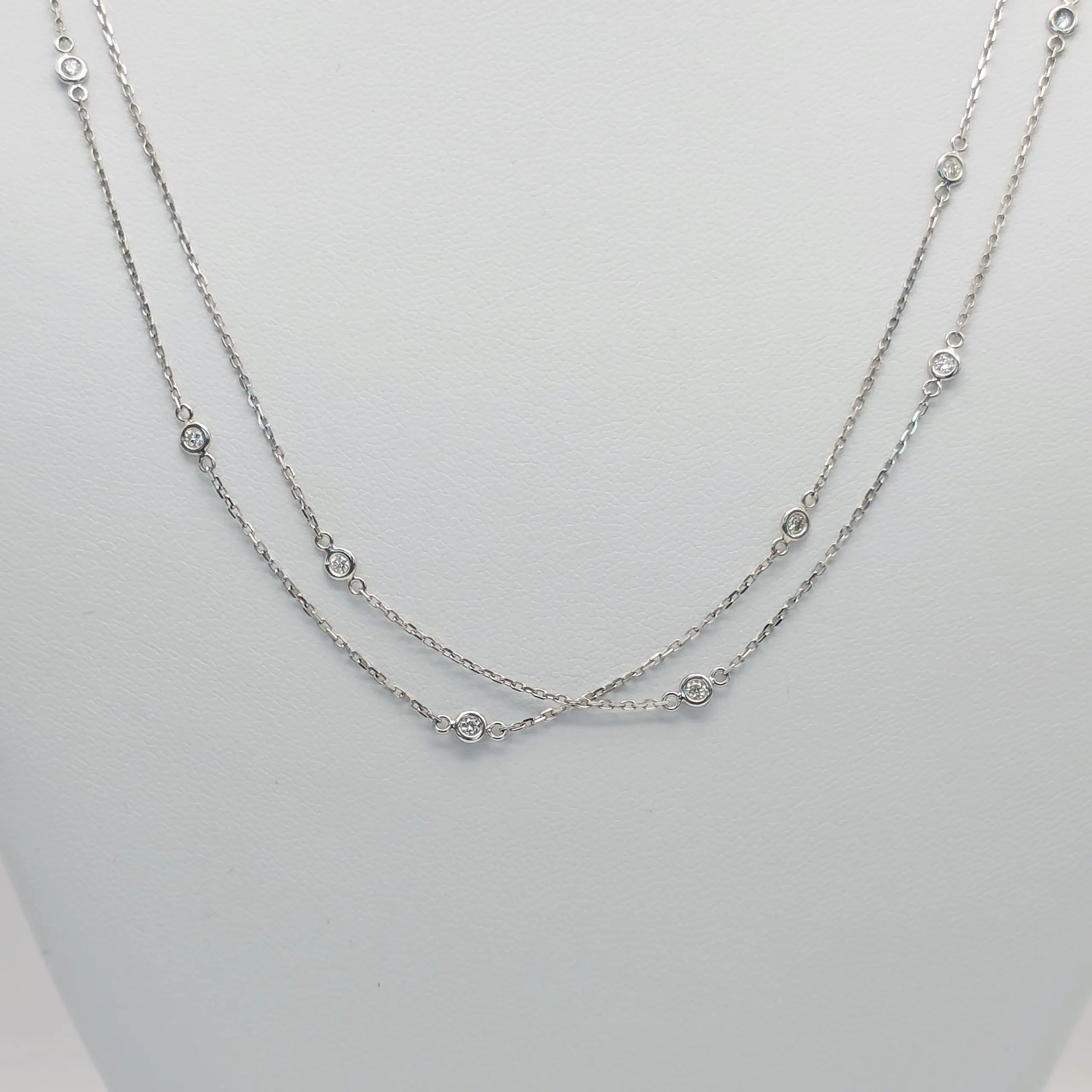 Diamond Station Necklace