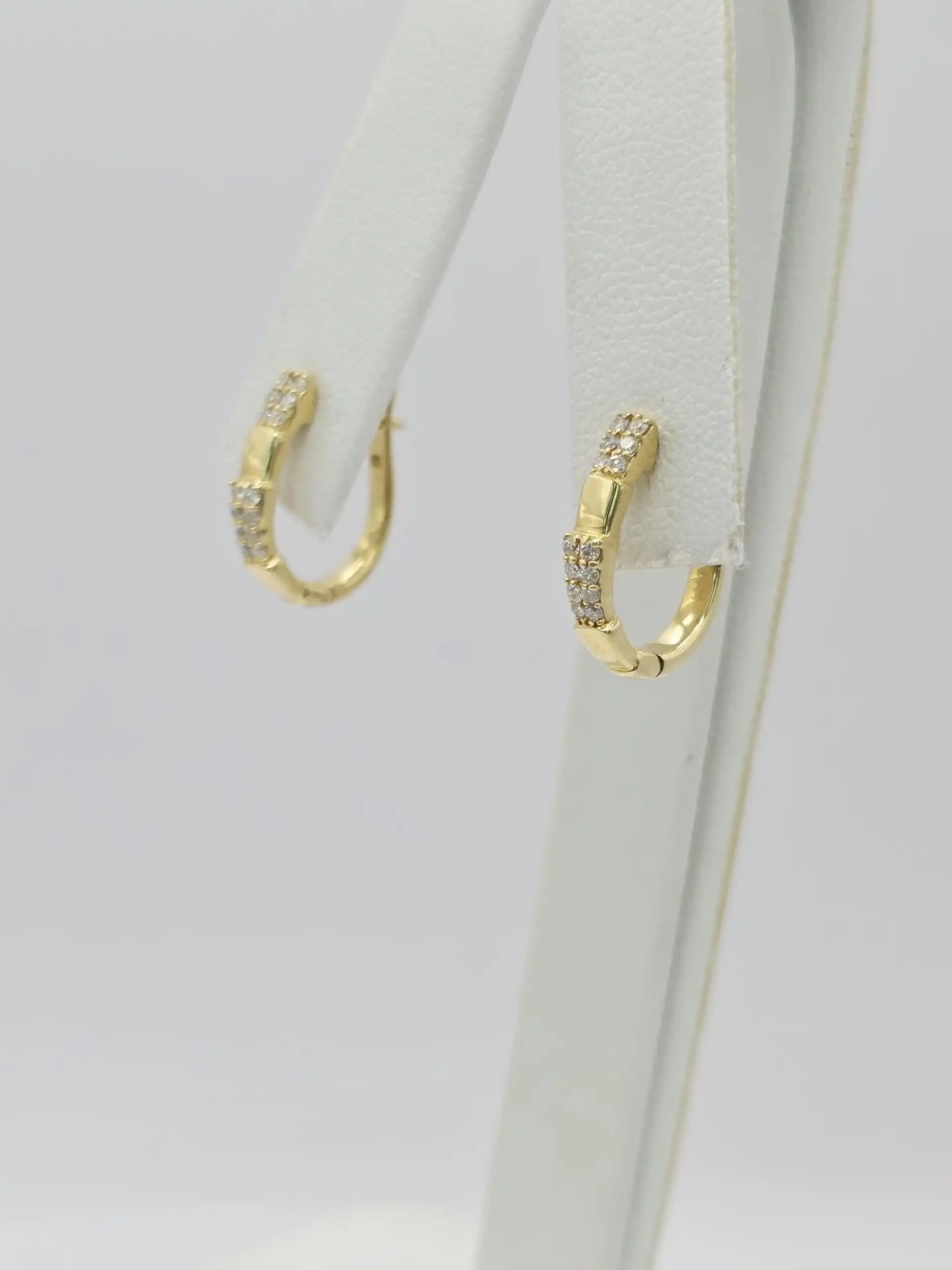 Diamond Hoop Earring