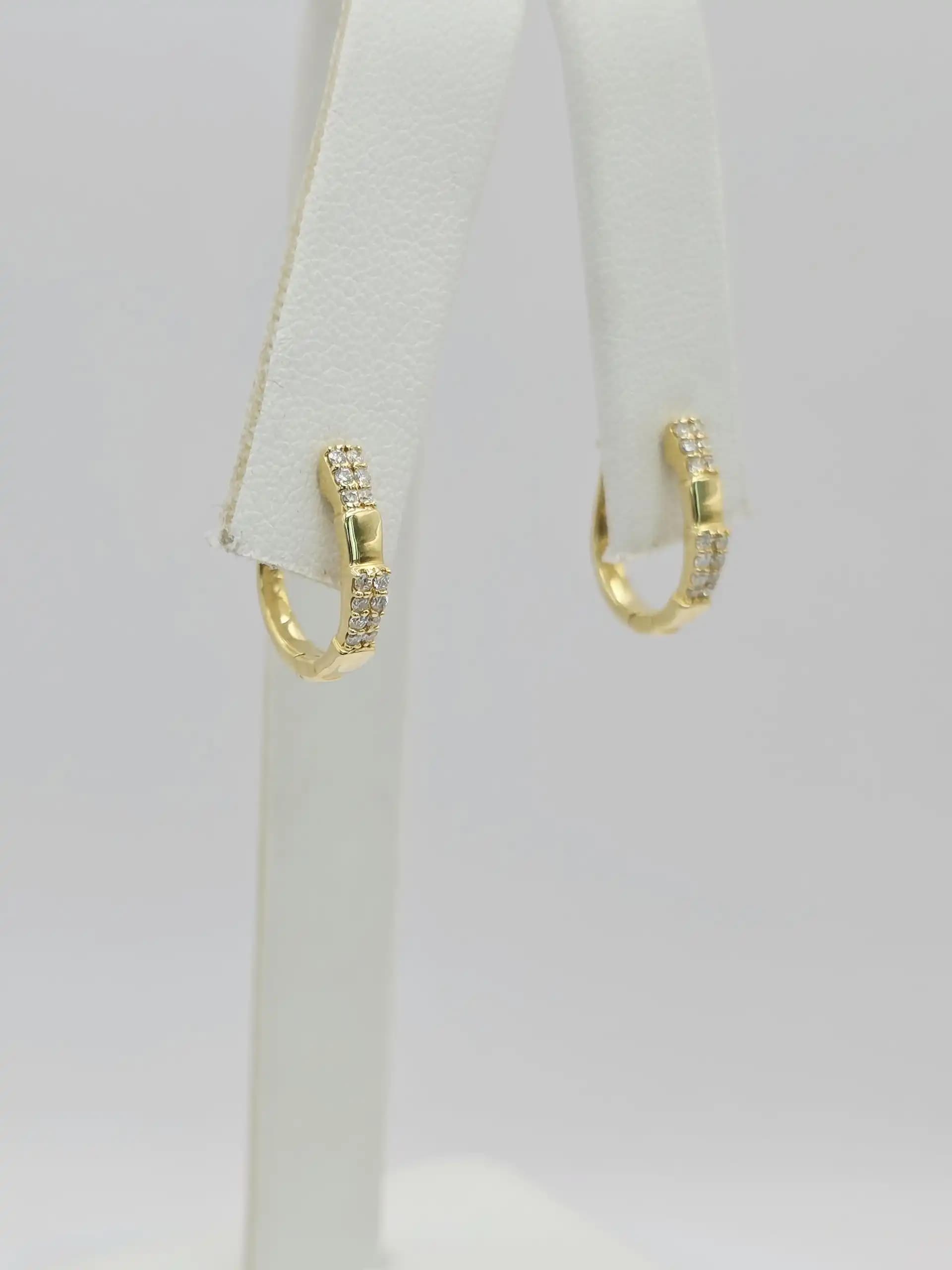 Diamond Hoop Earring