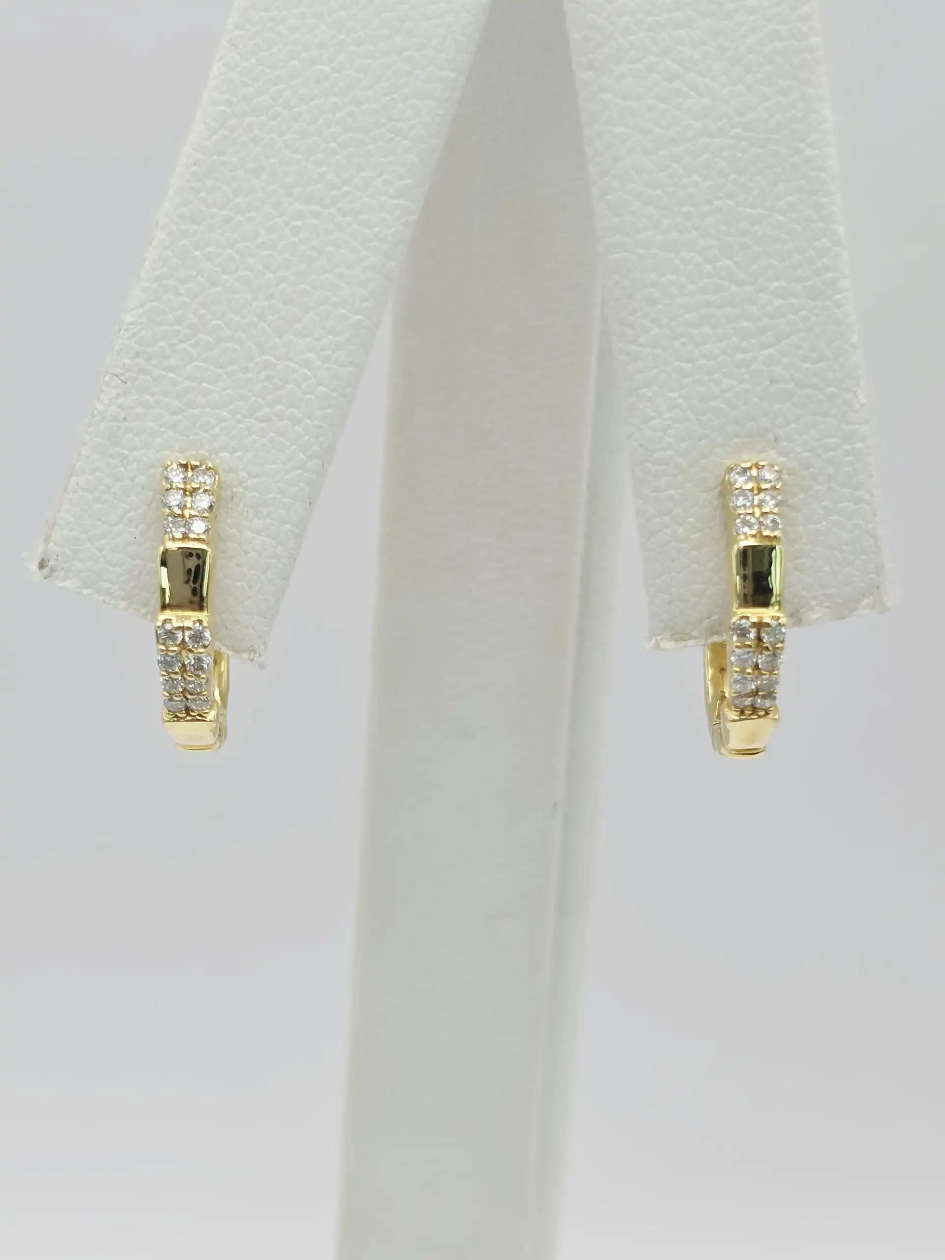 Diamond Hoop Earring