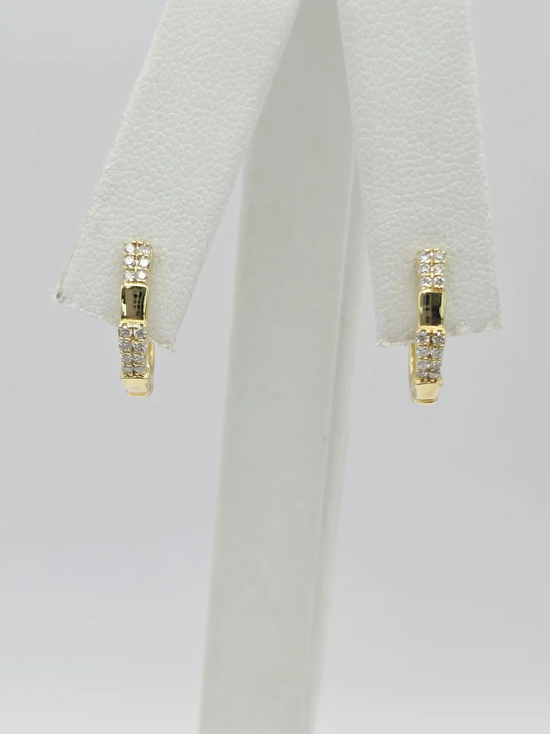 Diamond Hoop Earring