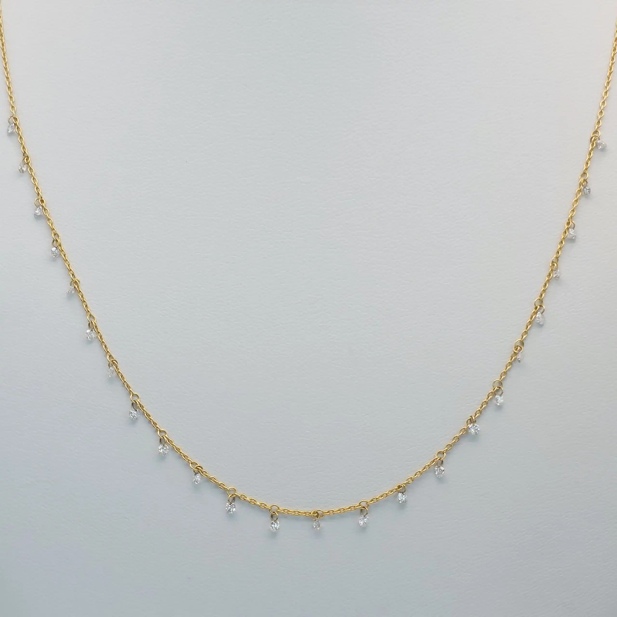 Diamond Floating Necklace