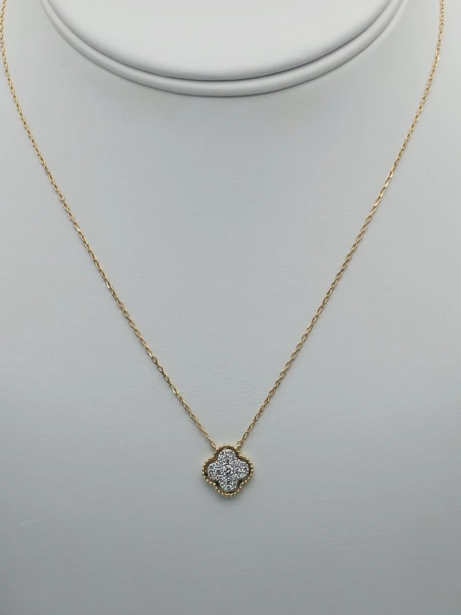 Diamond Bar Necklace
