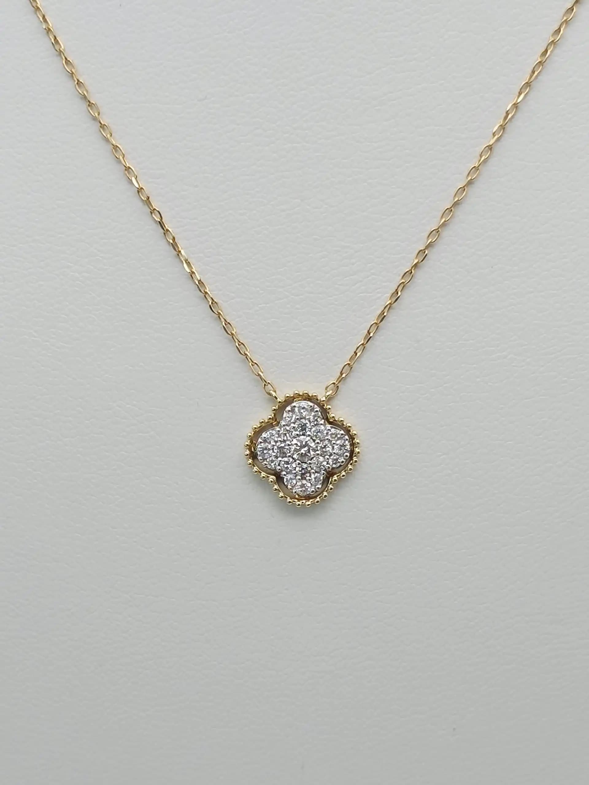 Diamond Bar Necklace