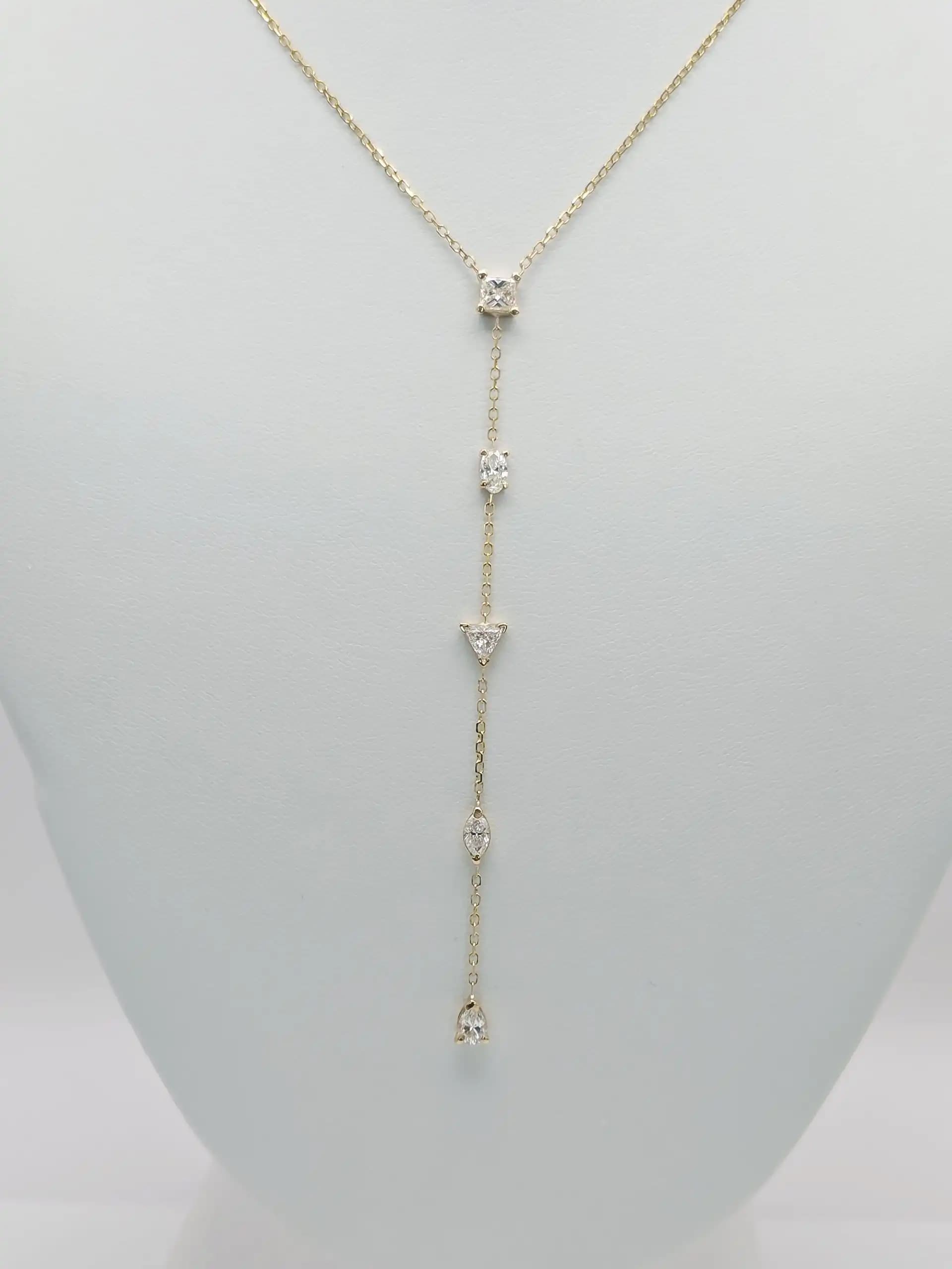 Diamond Lariat Necklace
