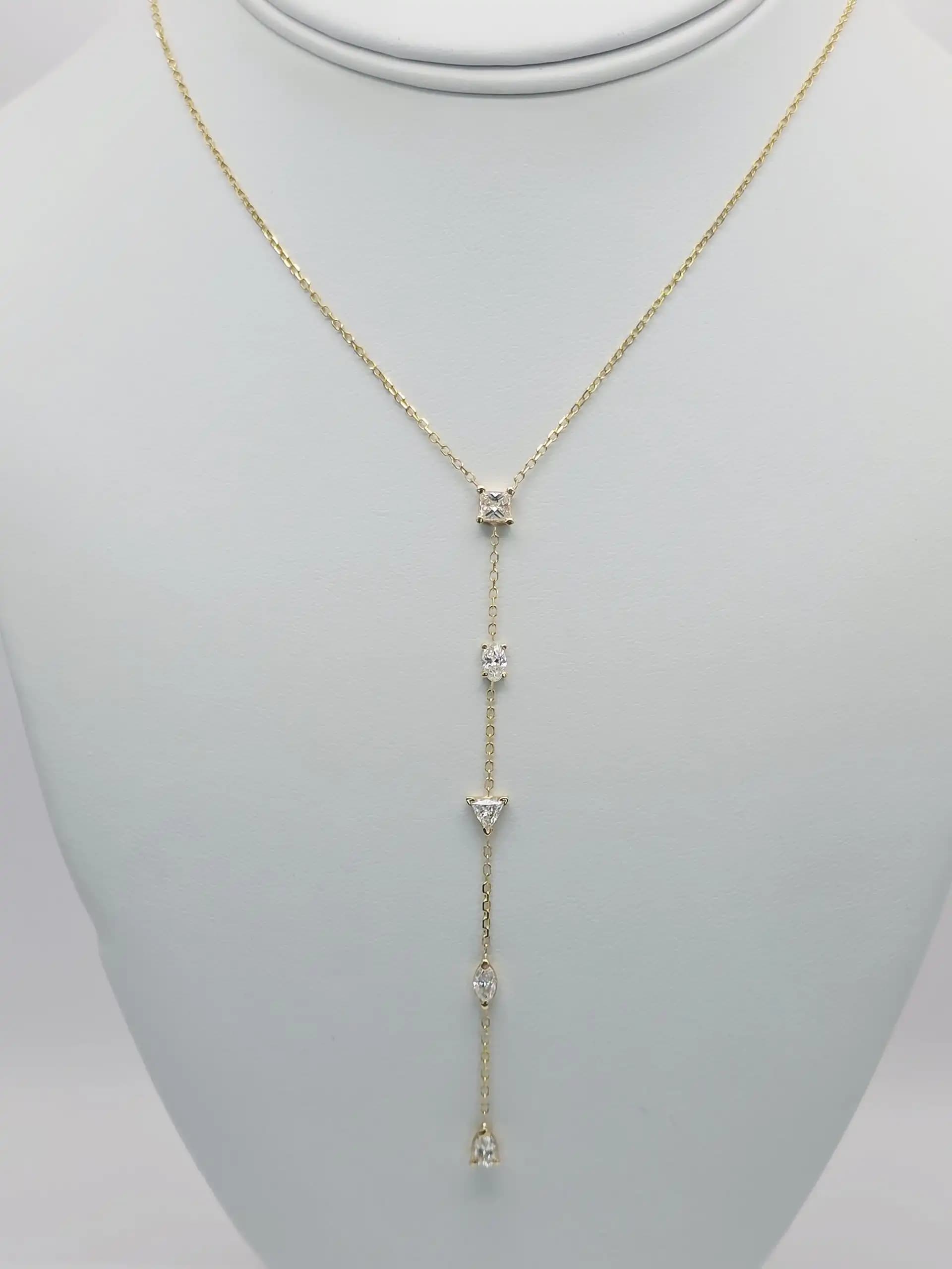 Diamond Lariat Necklace