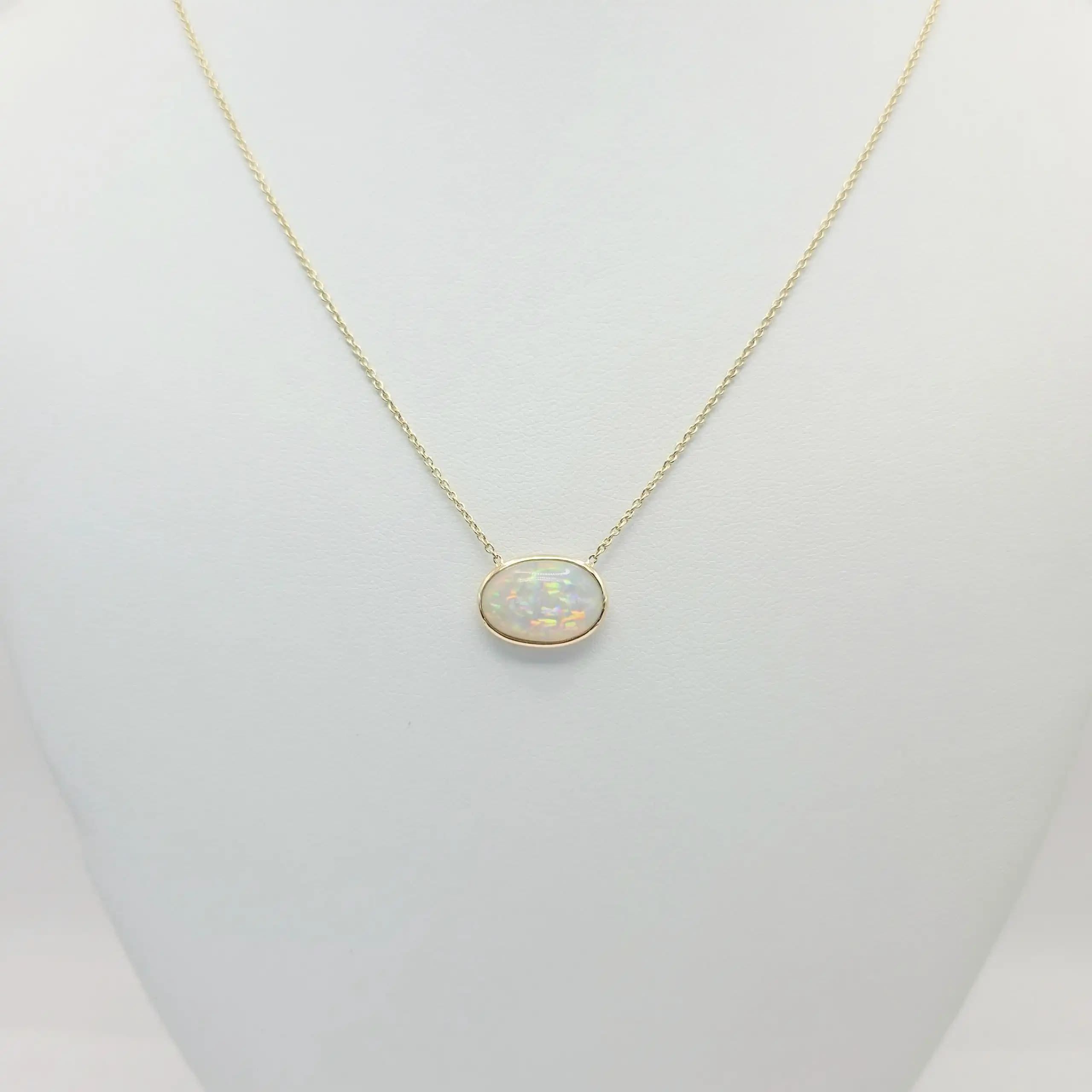 Opal Pendent Necklace