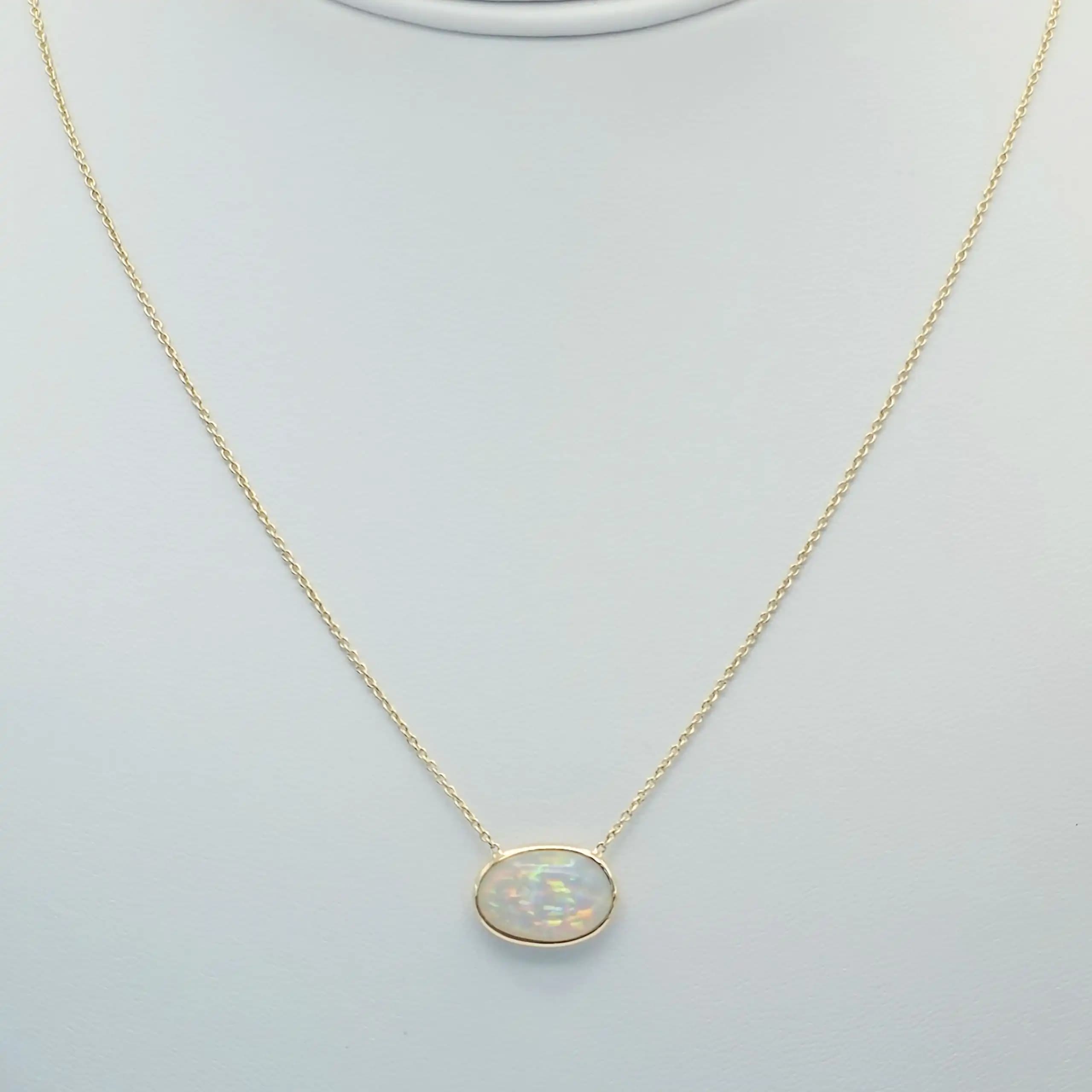 Opal Pendent Necklace