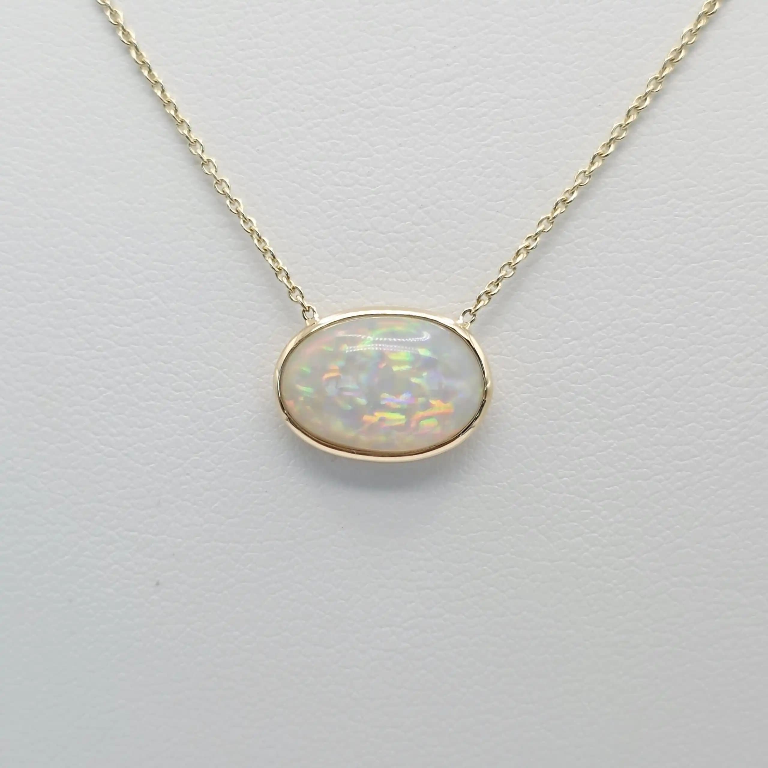 Opal Pendent Necklace