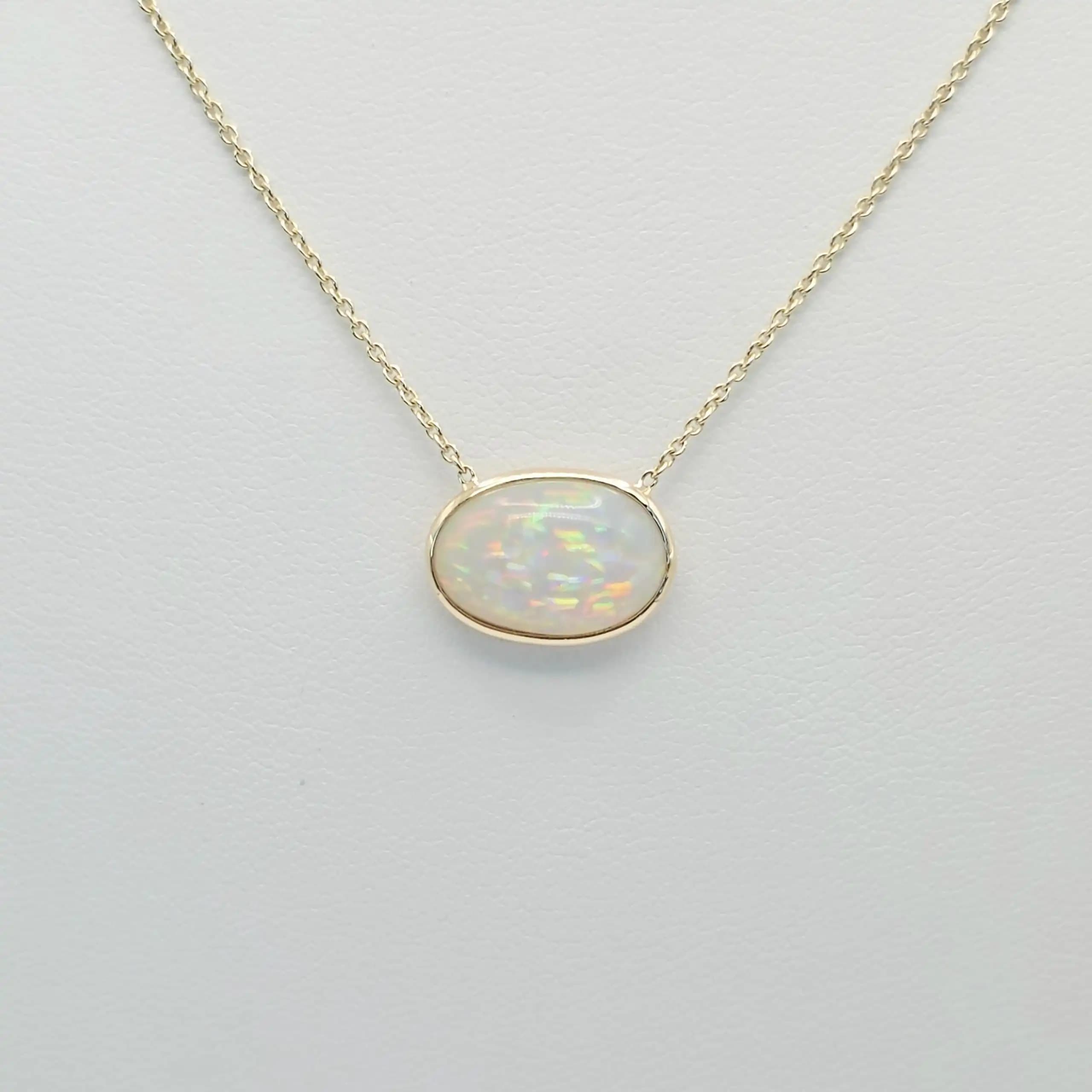 Opal Pendent Necklace