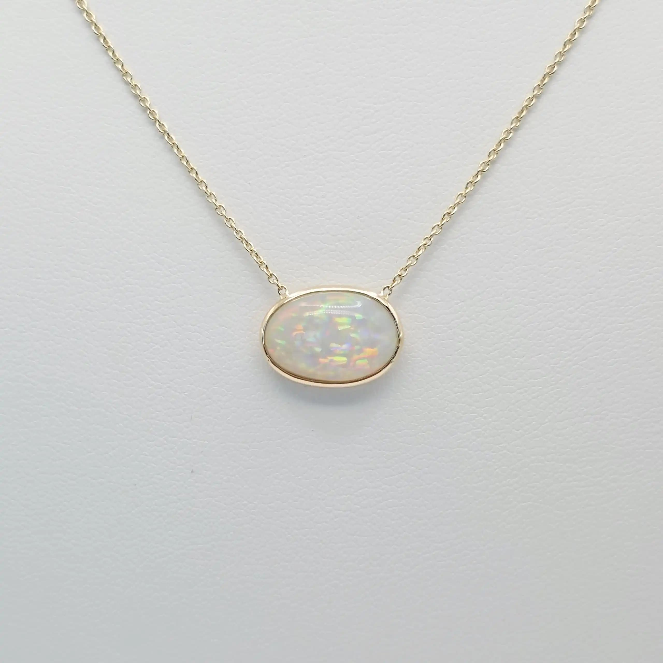 Opal Pendent Necklace