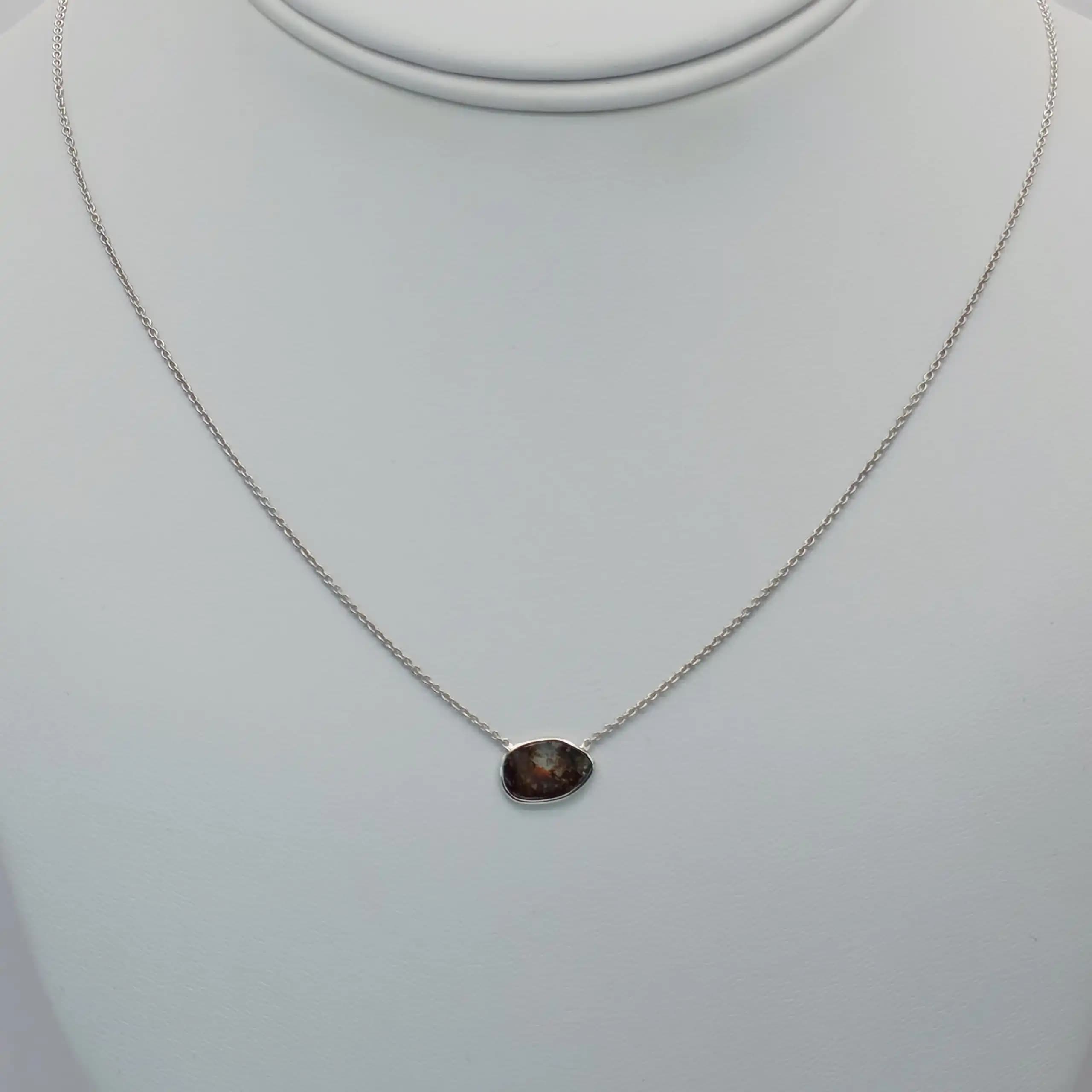 Diamond Slice Pendent Necklace