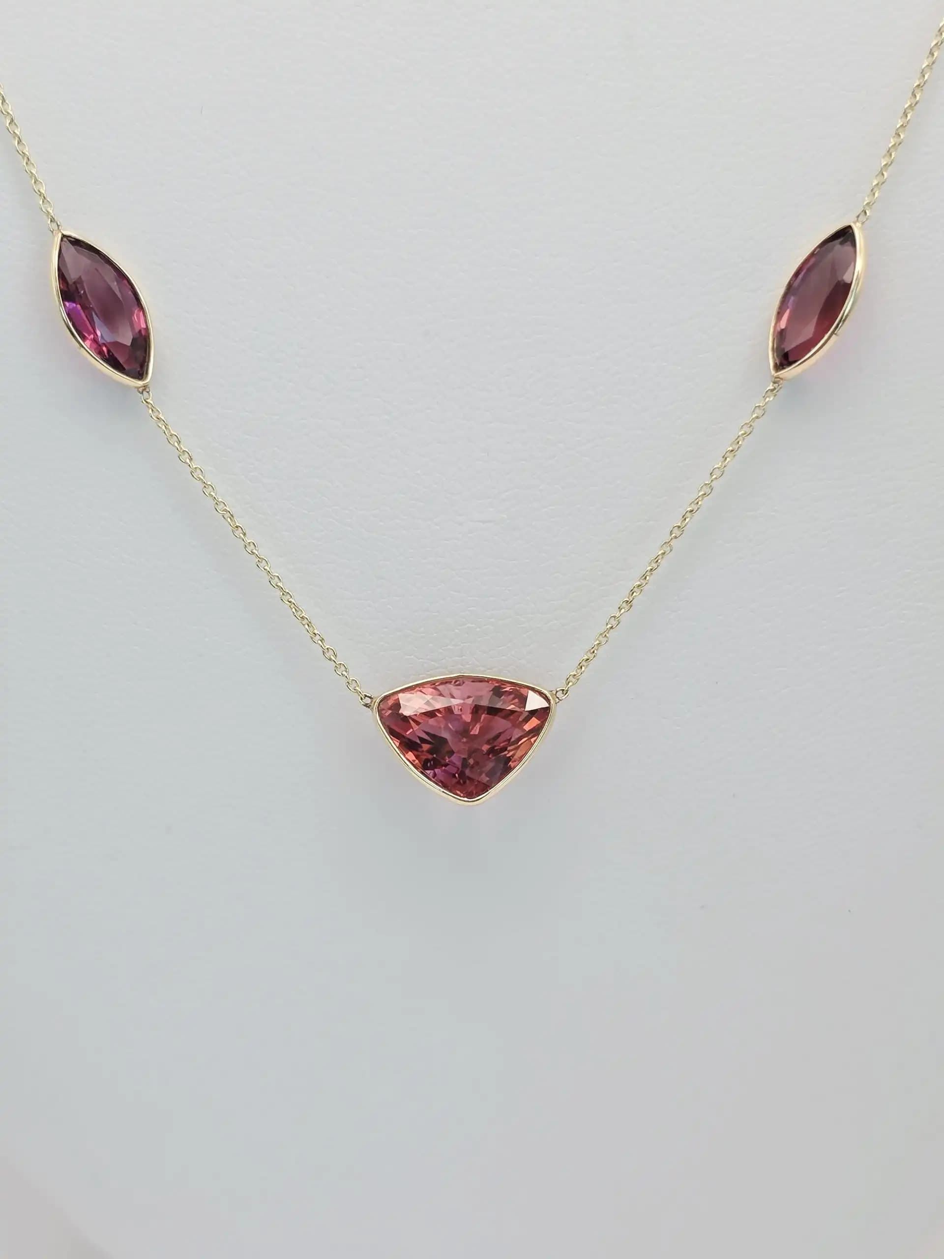 Tourmaline Station Necklace